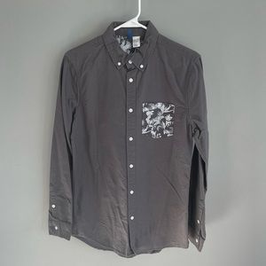 H&M Grey Button Down Shirt